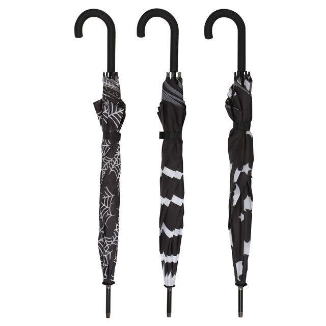 Gothic Bat and Spiderweb Umbrella