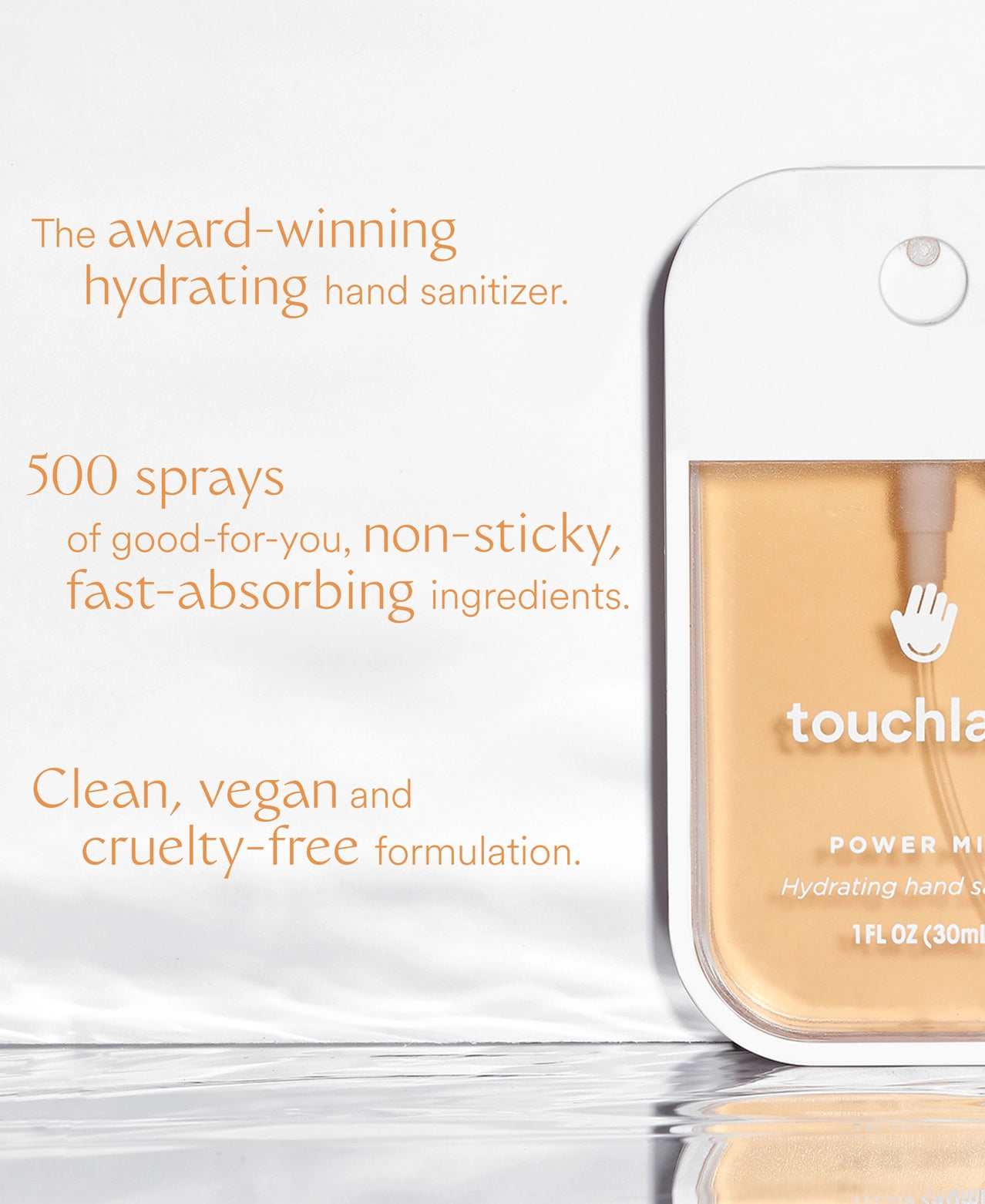 Touchland Power Mist Velvet Peach Hand Sanitizer