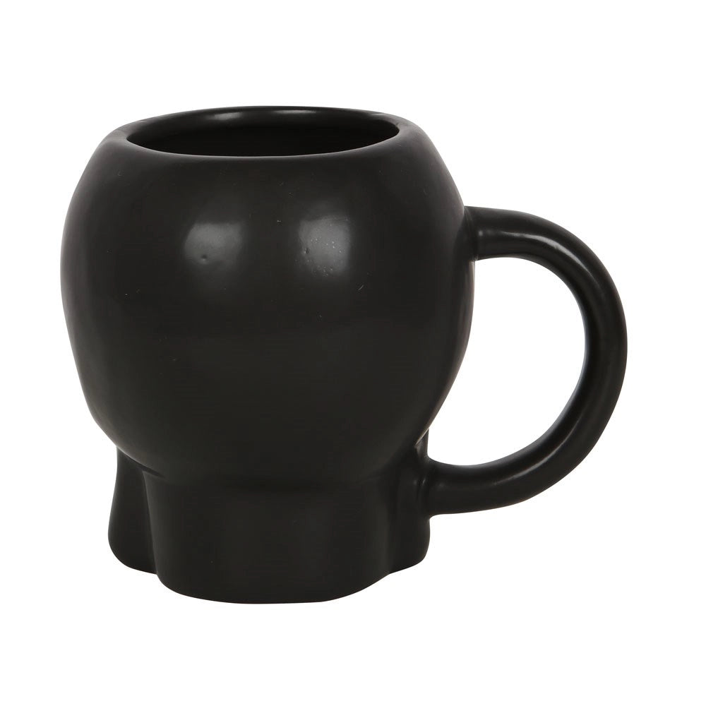 Skull Mug Matte Black