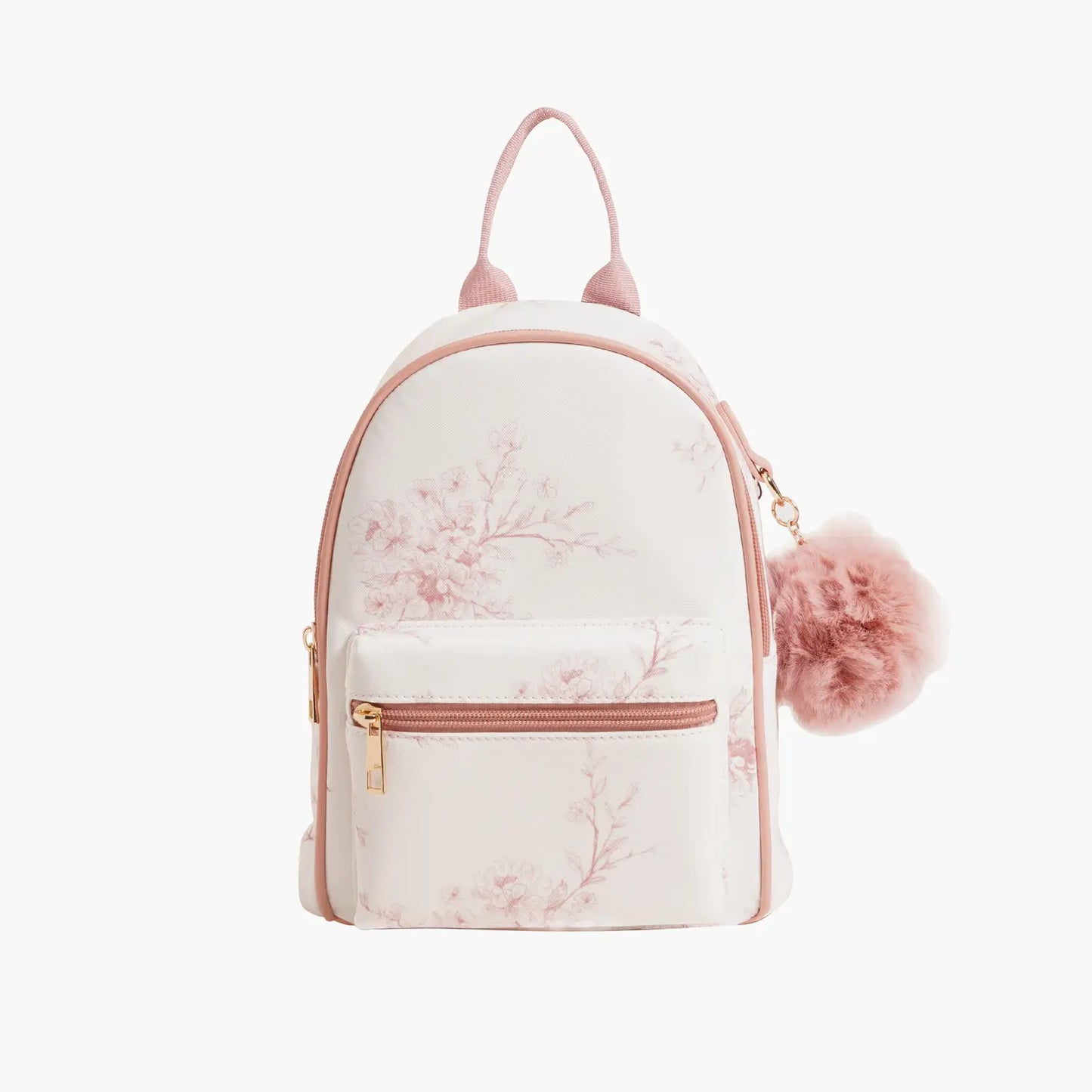Cori Floral Print Backpack Mauve