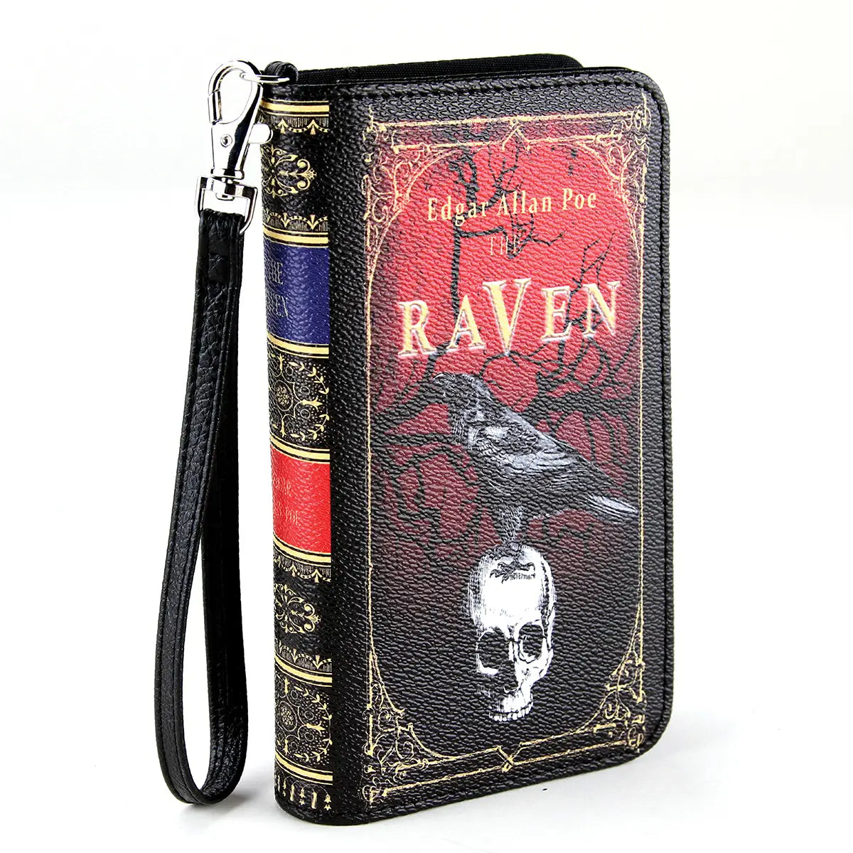 The Raven by: Edgar Allen Poe Wallet With Wrist Strap