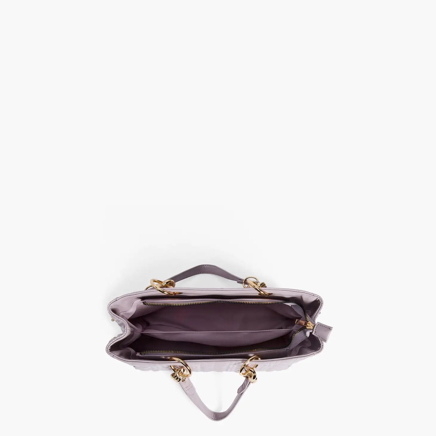 LOVE Washed Vegan Leather Satchel Purse Lilac