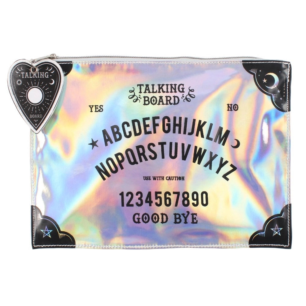 Talking Board Iridescent Makeup Pouch