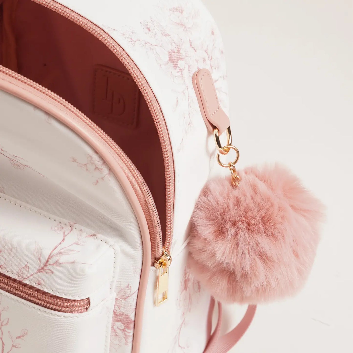 Cori Floral Print Backpack Mauve
