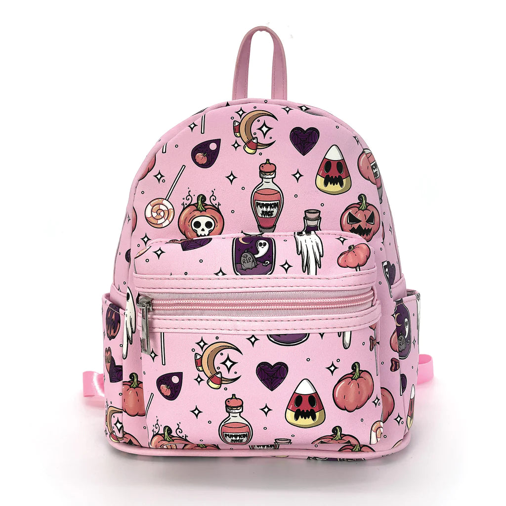 Halloween Collage AOP Mini Backpack