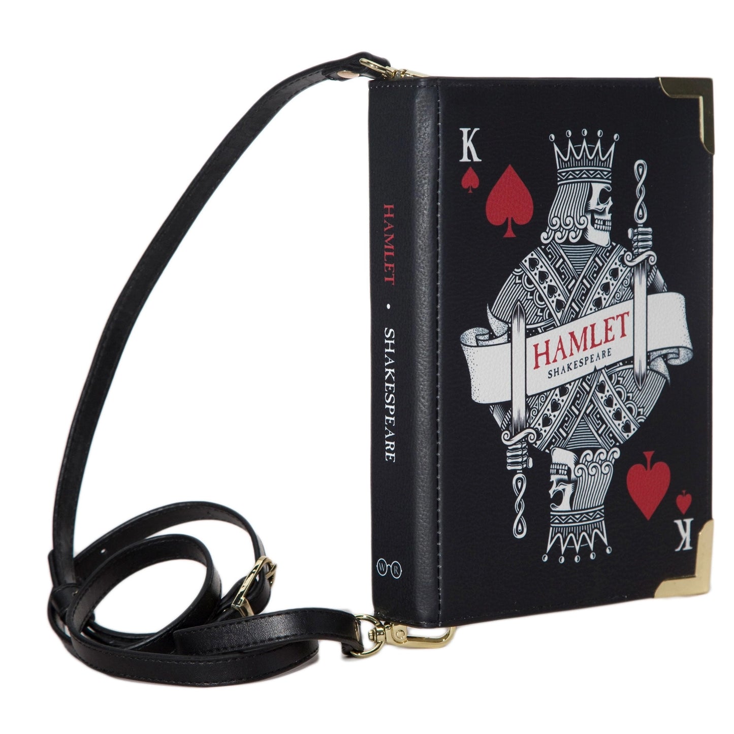 Well Read Hamlet Book Crossbody Purse Large Bag