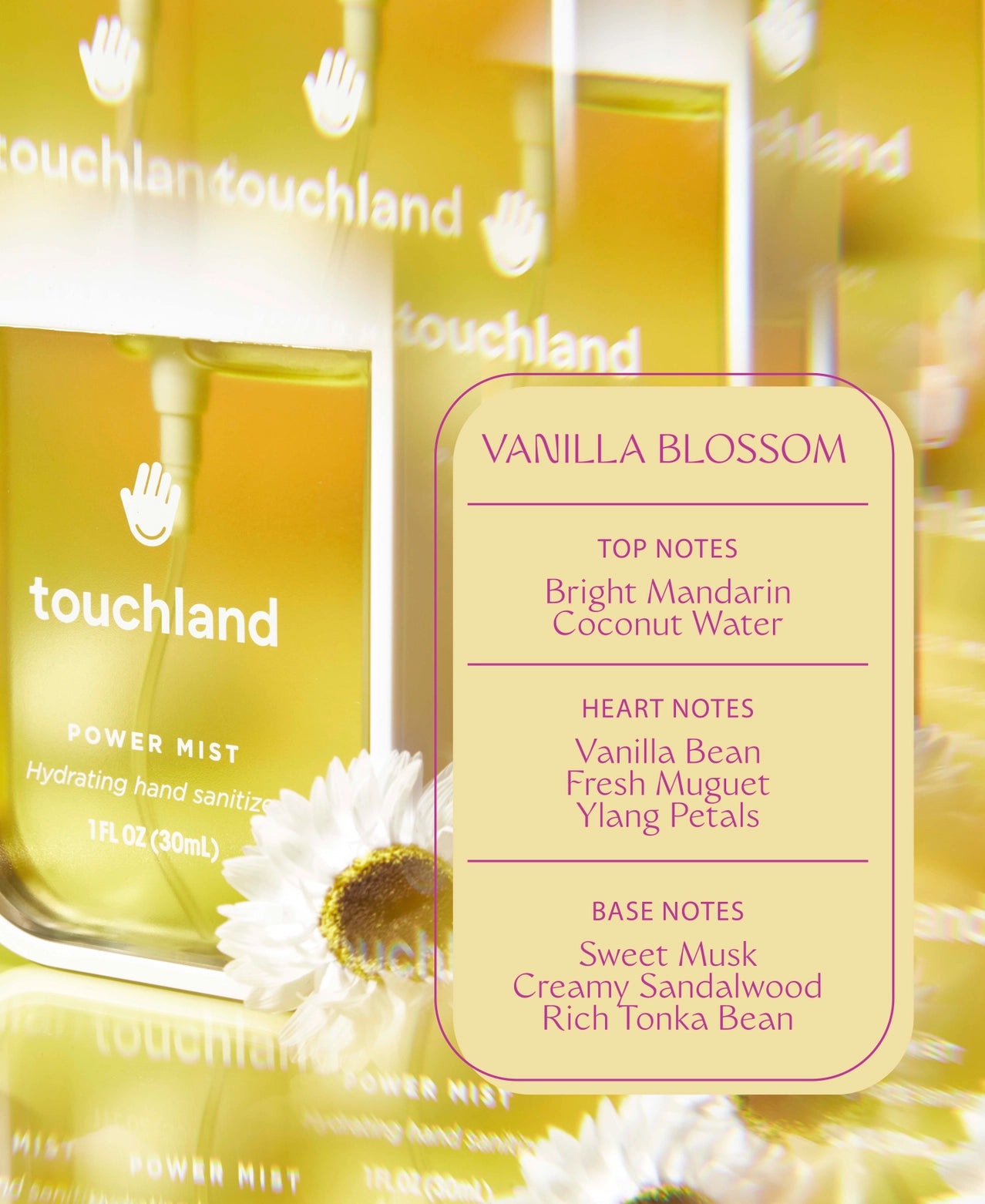 Touchland Power Mist Vanilla Blossom Hand Sanitizer