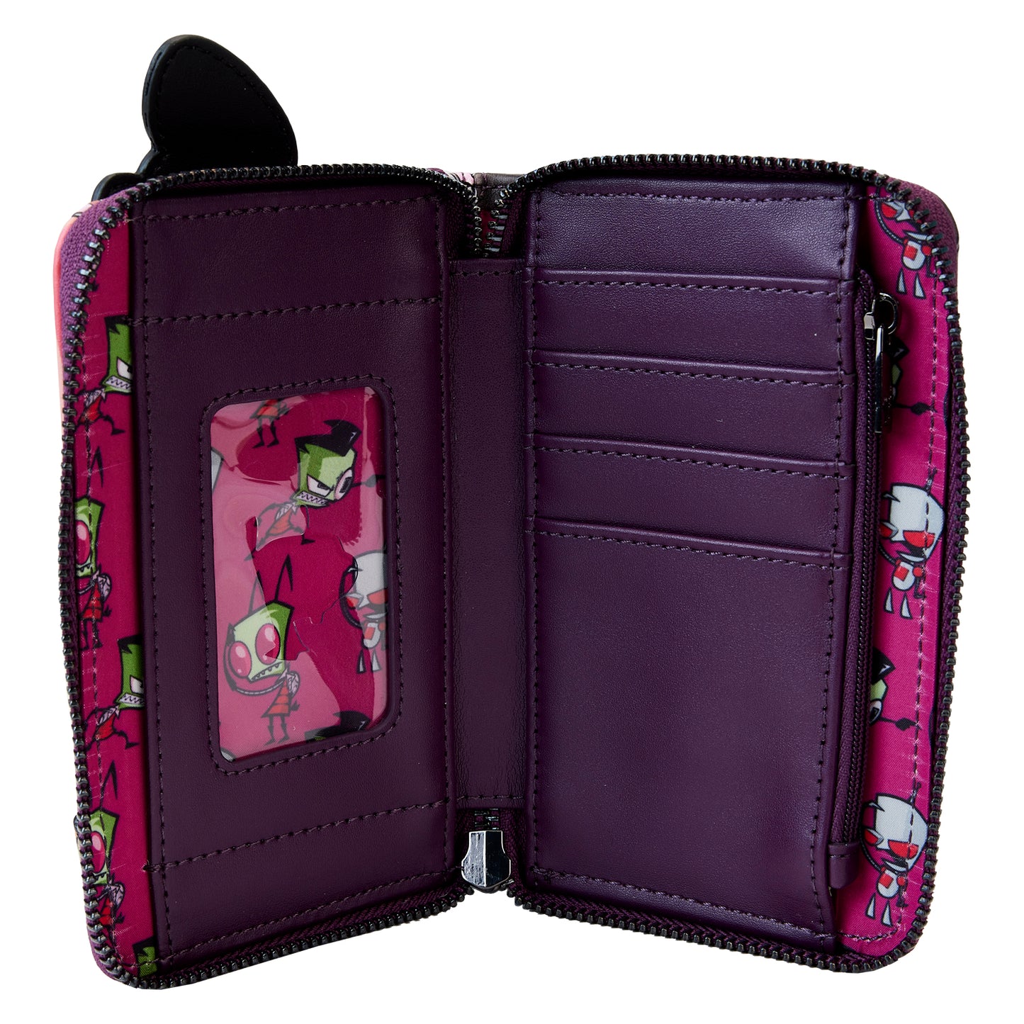 Loungefly Nickelodeon Invader Zim Secret Lair Zip-Around Wallet