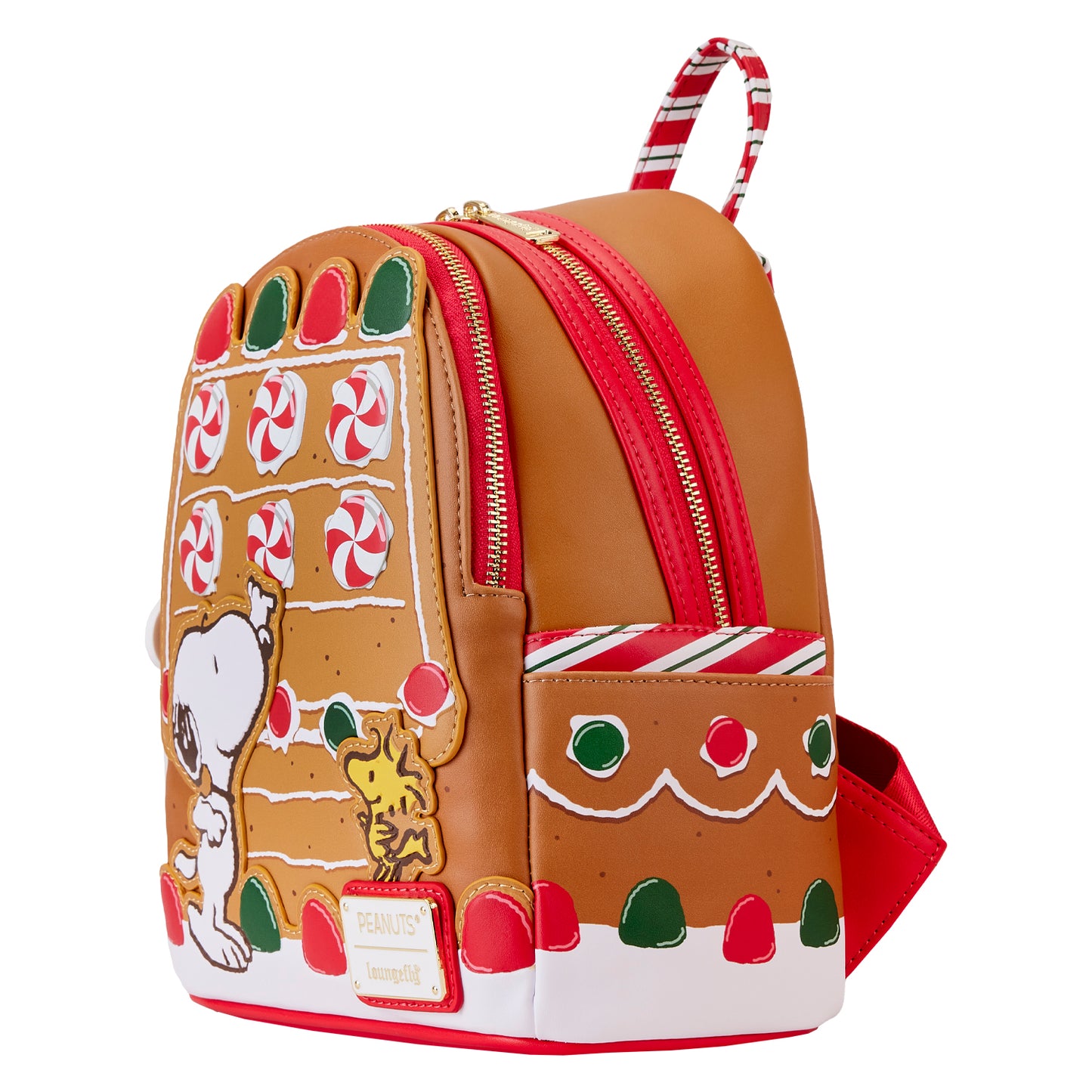 Loungefly Peanuts Snoopy Gingerbread House Scented Mini Backpack