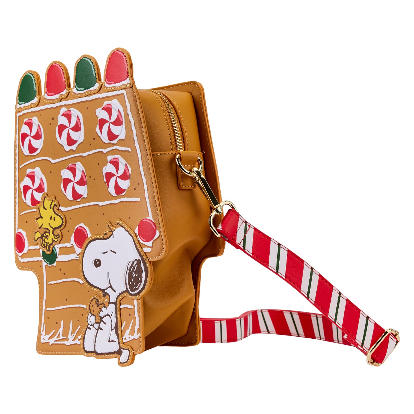 Loungefly Peanuts Snoopy Gingerbread House Scented Crossbody Purse *PRE-ORDER ITEM*
