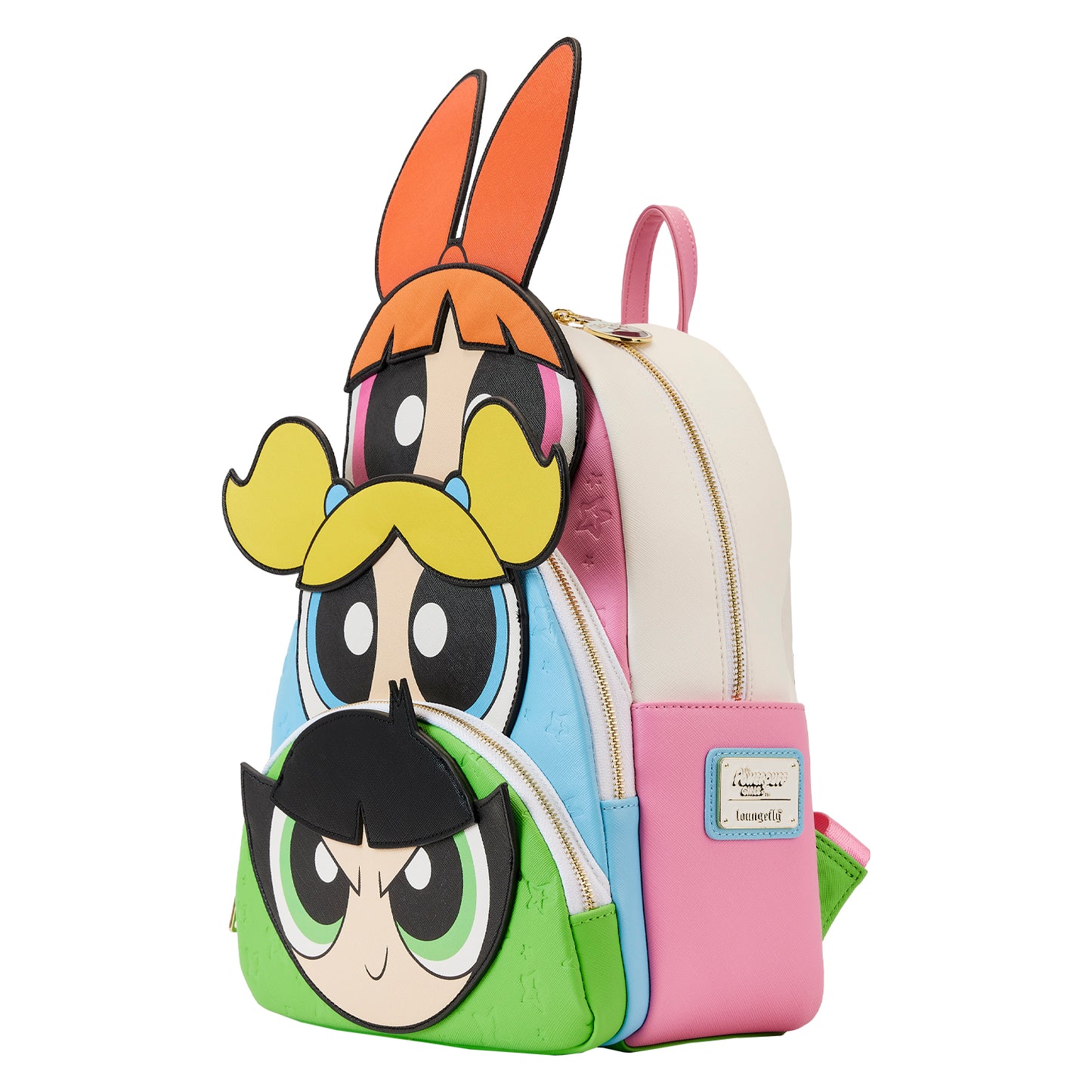 Loungefly Cartoon Network Power Puff Girls Triple Pocket Backpack