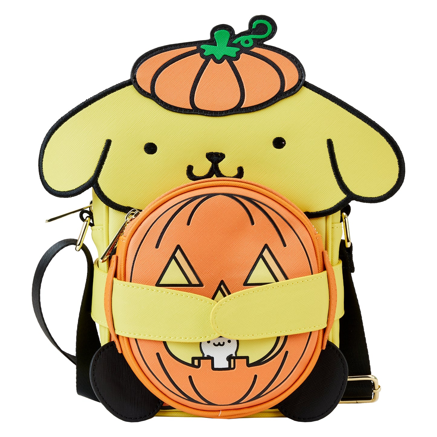 Loungefly Sanrio Pompompurin Halloween Crossbuddies Crossbody Purse