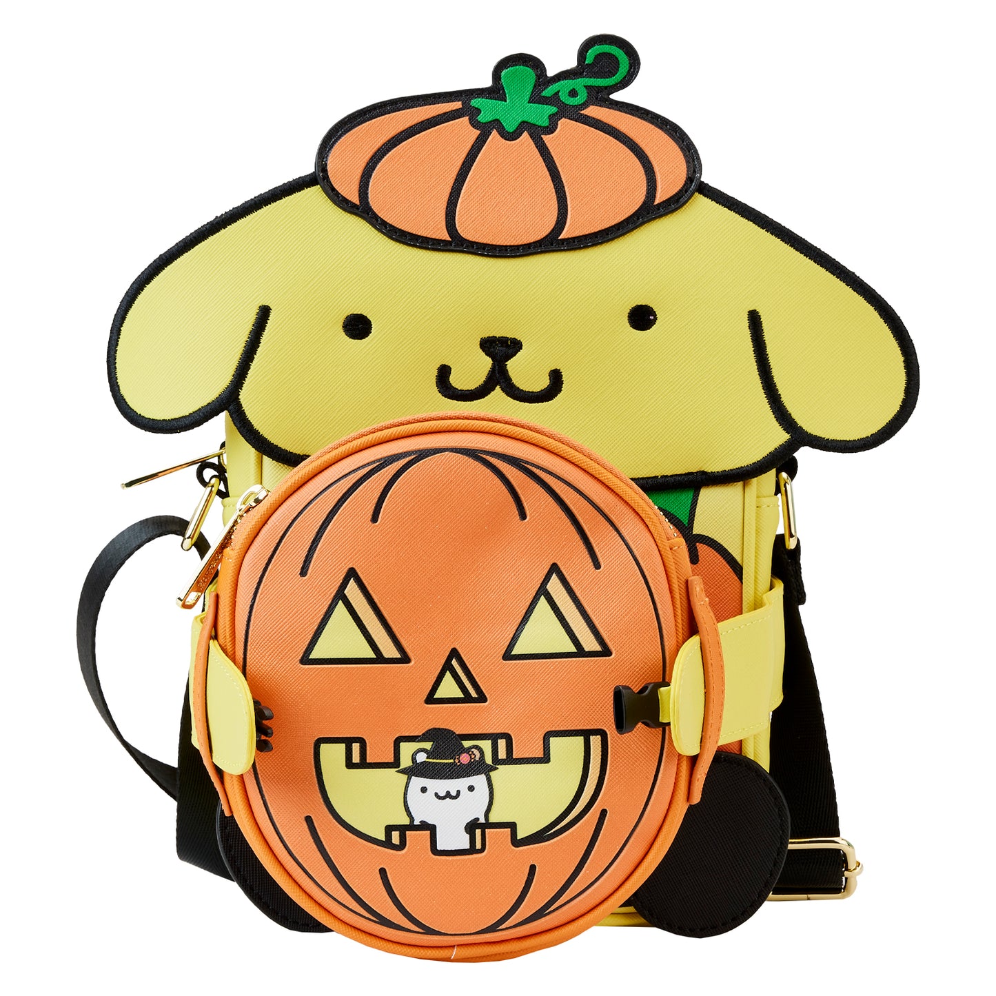 Loungefly Sanrio Pompompurin Halloween Crossbuddies Crossbody Purse