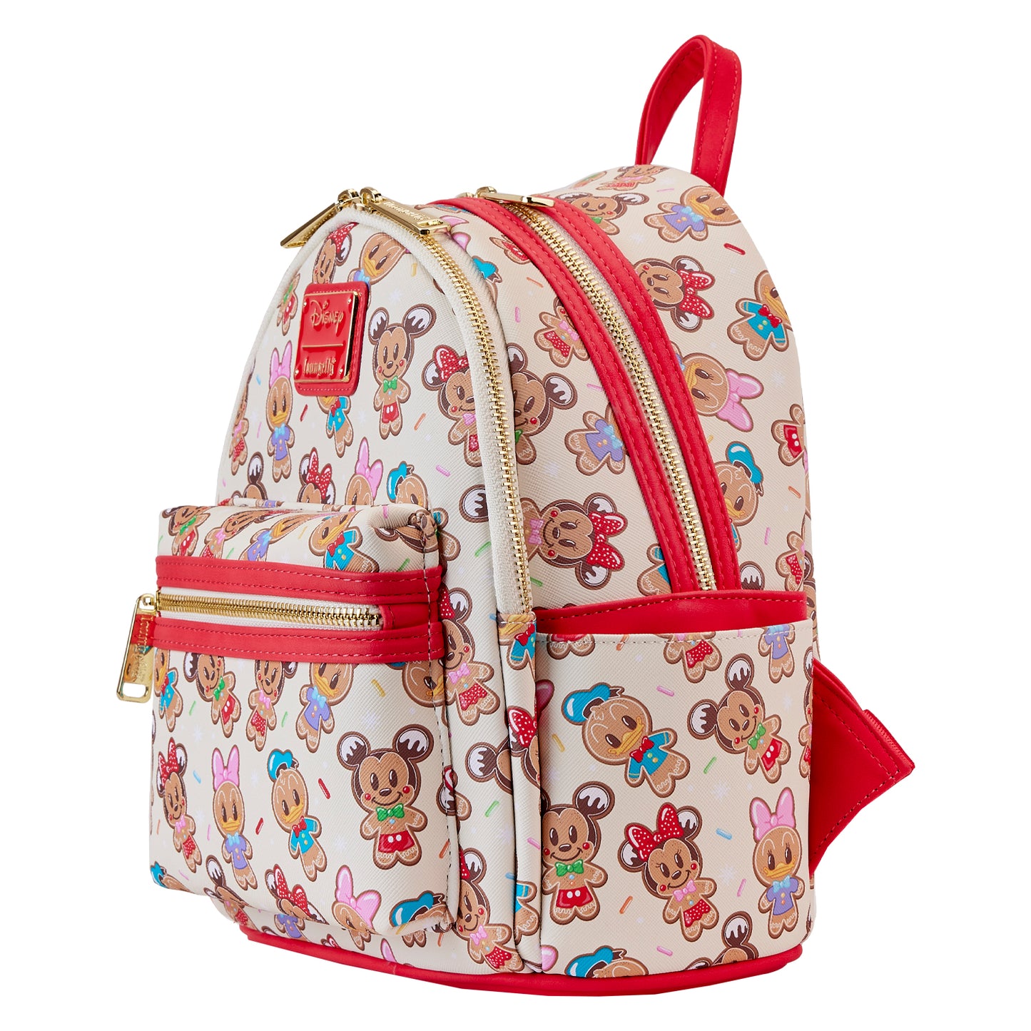 Loungefly Disney Mickey And Friends Gingerbread Cookie AOP Ear Holder Mini Backpack *PRE-ORDER ITEM*