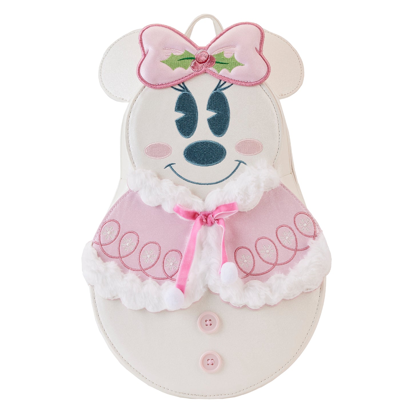 Loungefly Disney Minnie Pastel Figural Snowman Mini Backpack *PRE-ORDER ITEM*