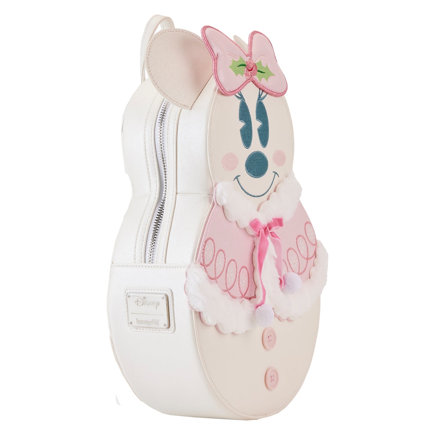 Loungefly Disney Minnie Pastel Figural Snowman Mini Backpack *PRE-ORDER ITEM*