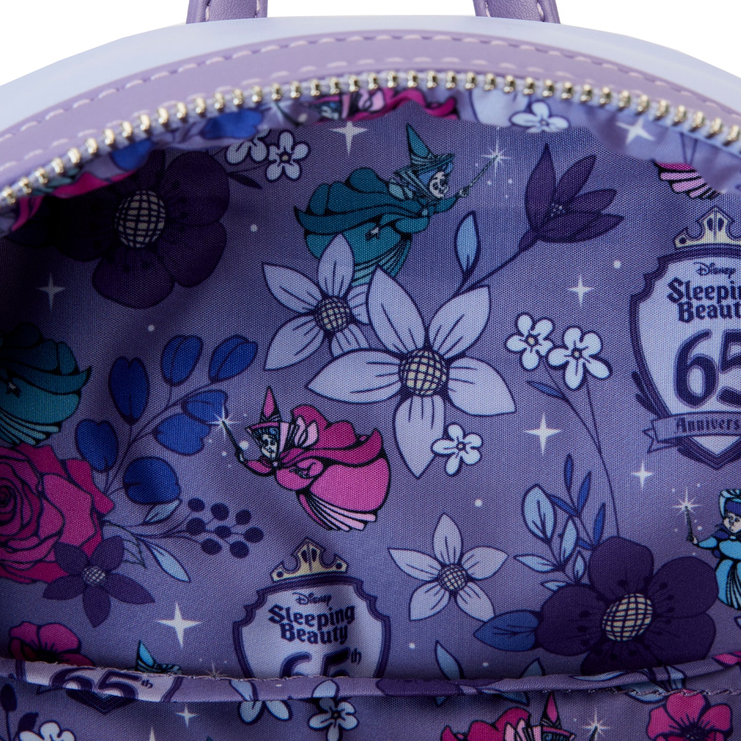 Sleeping Beauty 65th Anniversary Floral Scene Mini Backpack