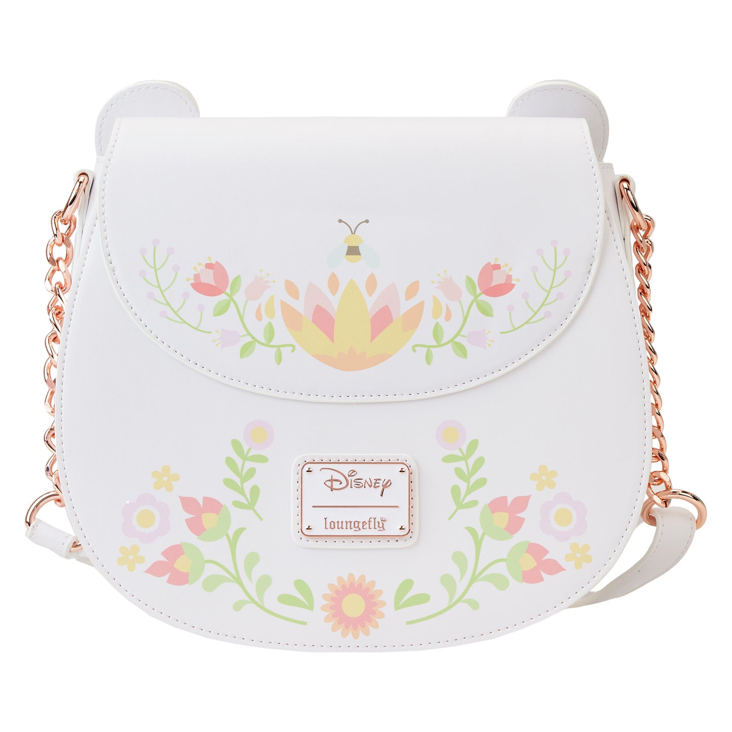 Loungefly Disney Winnie The Pooh Cosplay Folk Floral Crossbody Purse