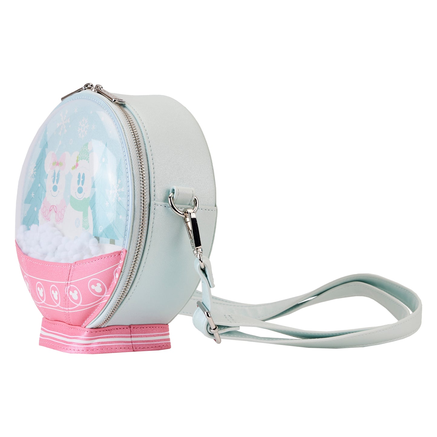 Loungefly Disney Mickey And Friends Winter Snowglobe Crossbody Purse *PRE-ORDER ITEM*