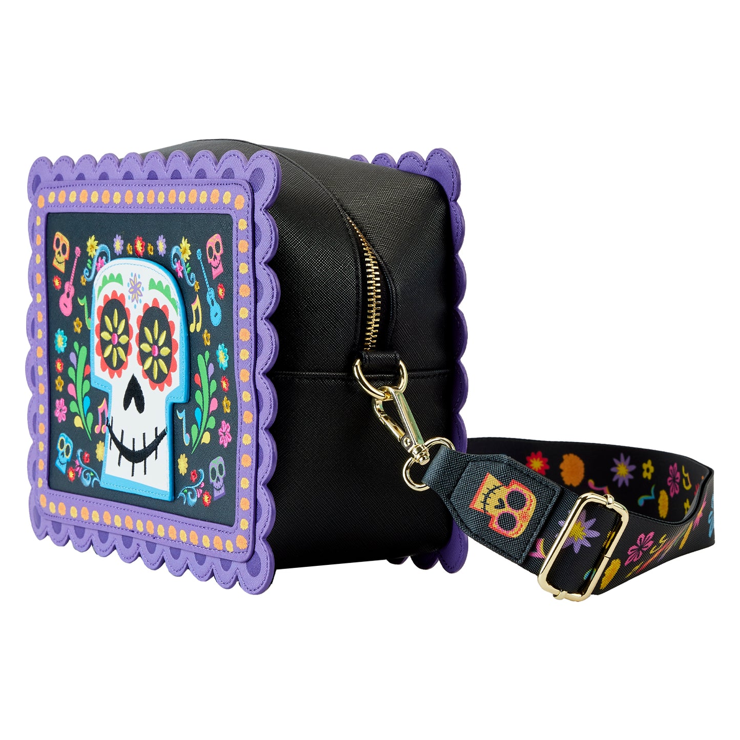 Loungefly Coco Miguel Calavera Floral Skull Crossbody Purse *PRE-ORDER ITEM*