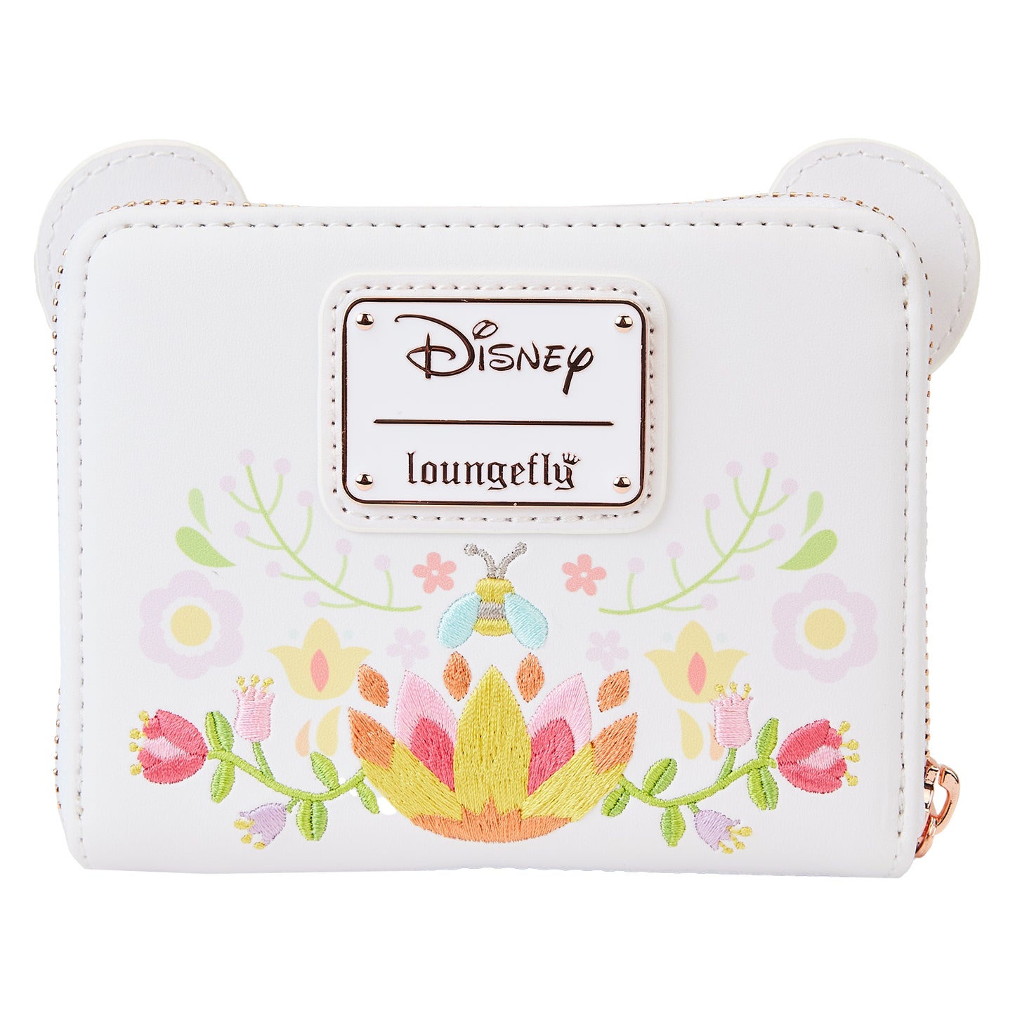 Loungefly Disney Winnie The Pooh Cosplay Folk Floral Zip-Around Wallet