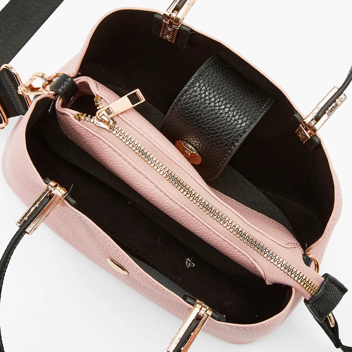 Spring Joy Bucket Crossbody Candy Pink