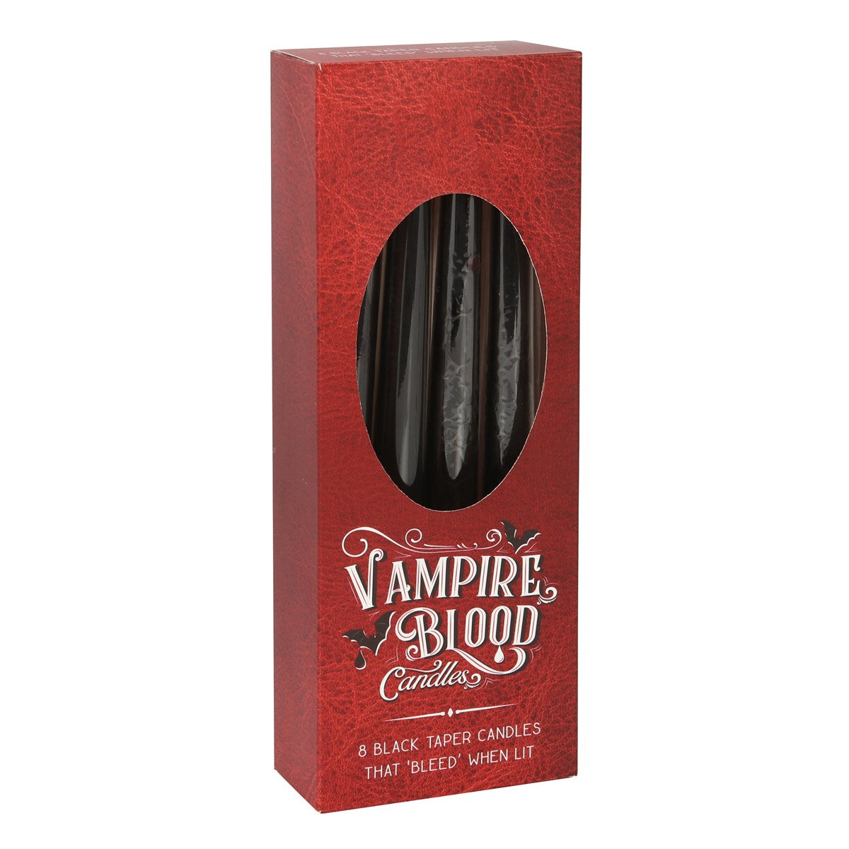 Gothic Vampire Blood Taper Candles Set Of 8