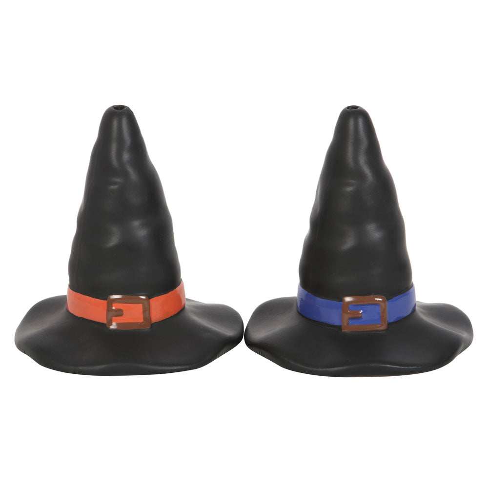 Witch Hat Halloween Salt and Pepper Shakers