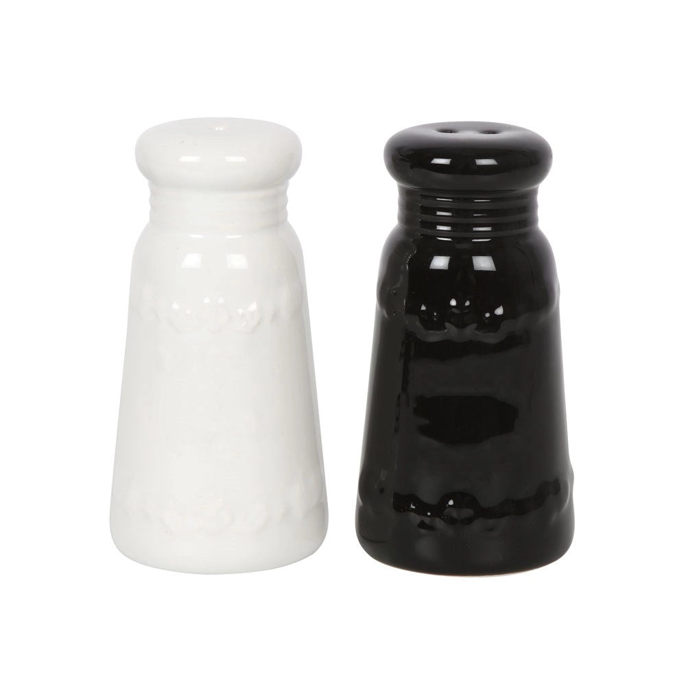 Gothic Ashes To Ashes Halloween Salt and Pepper Set