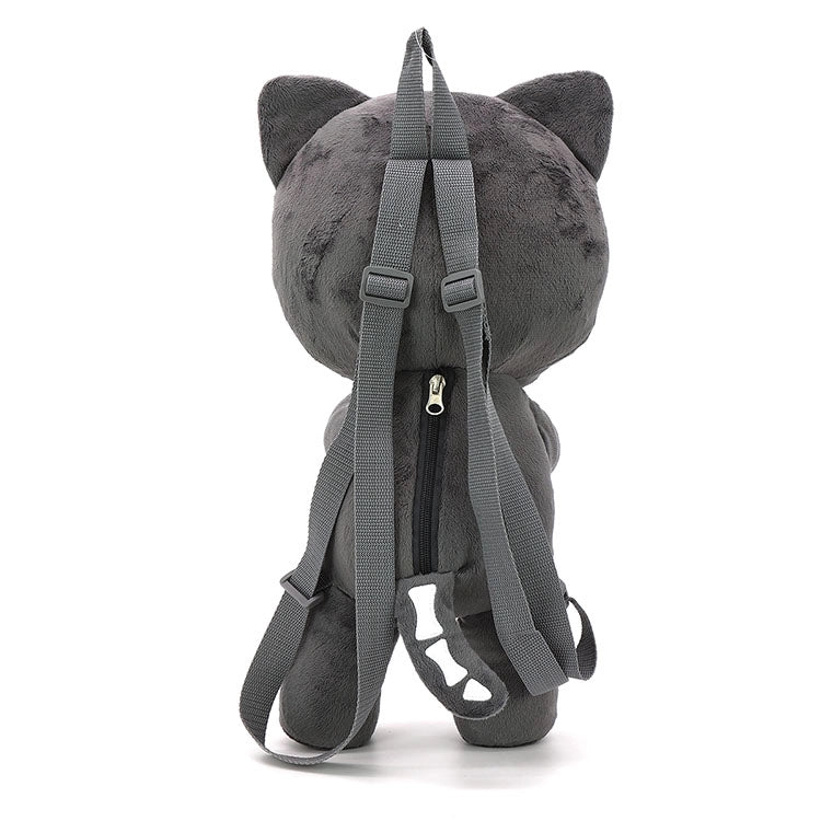 Skeleton Kitten Plushy Backpack
