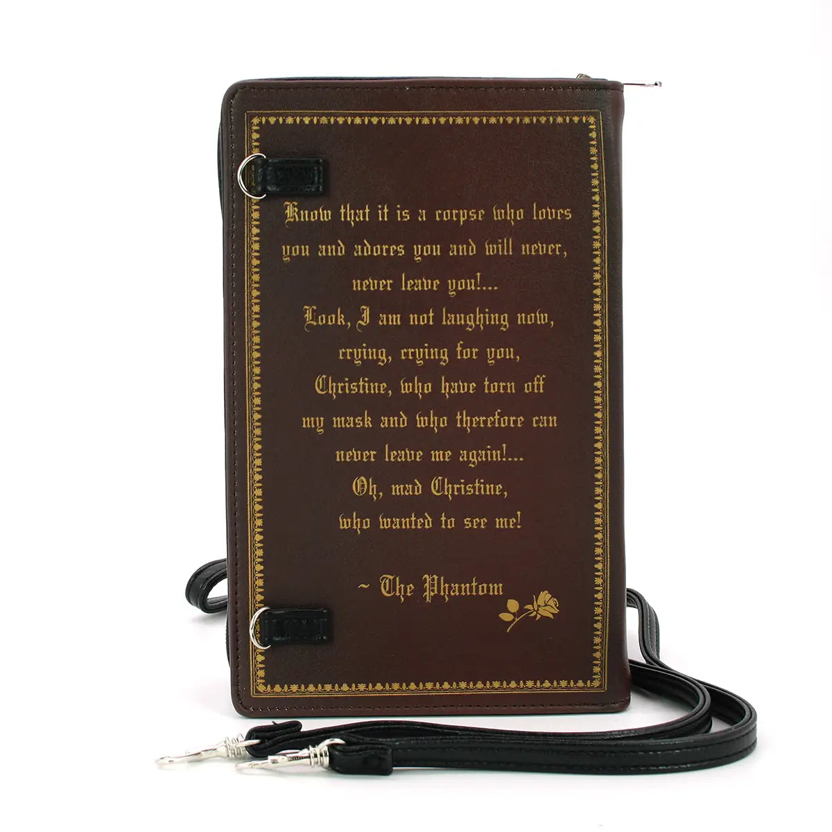 The Phantom Of The Opera Book Clutch & Crossbody Purse
