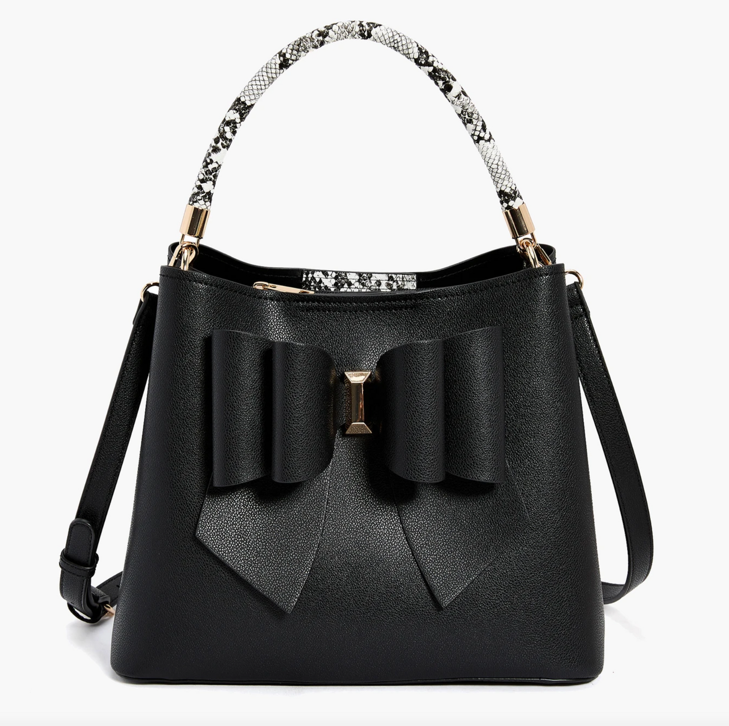 Helena Bowtie Medium Handbag Black