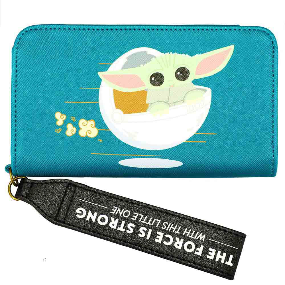 Bioworld Star Wars The Mandalorian Grogu Phone Wristlet Wallet