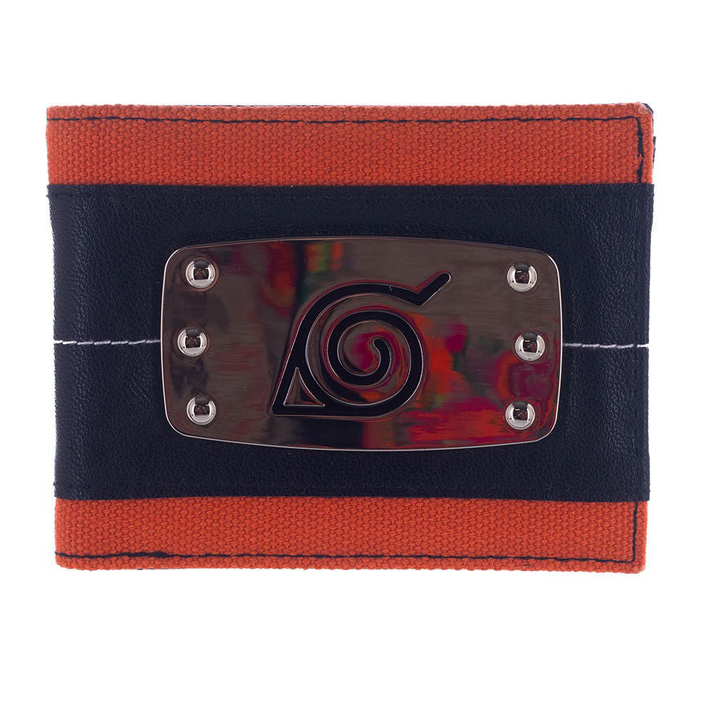 Bioworld Naruto Metal Badge Bi-fold Wallet