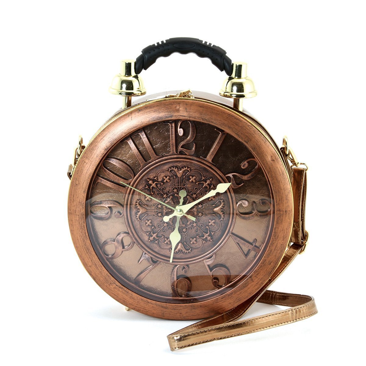 Antique Clock Crossbody Purse