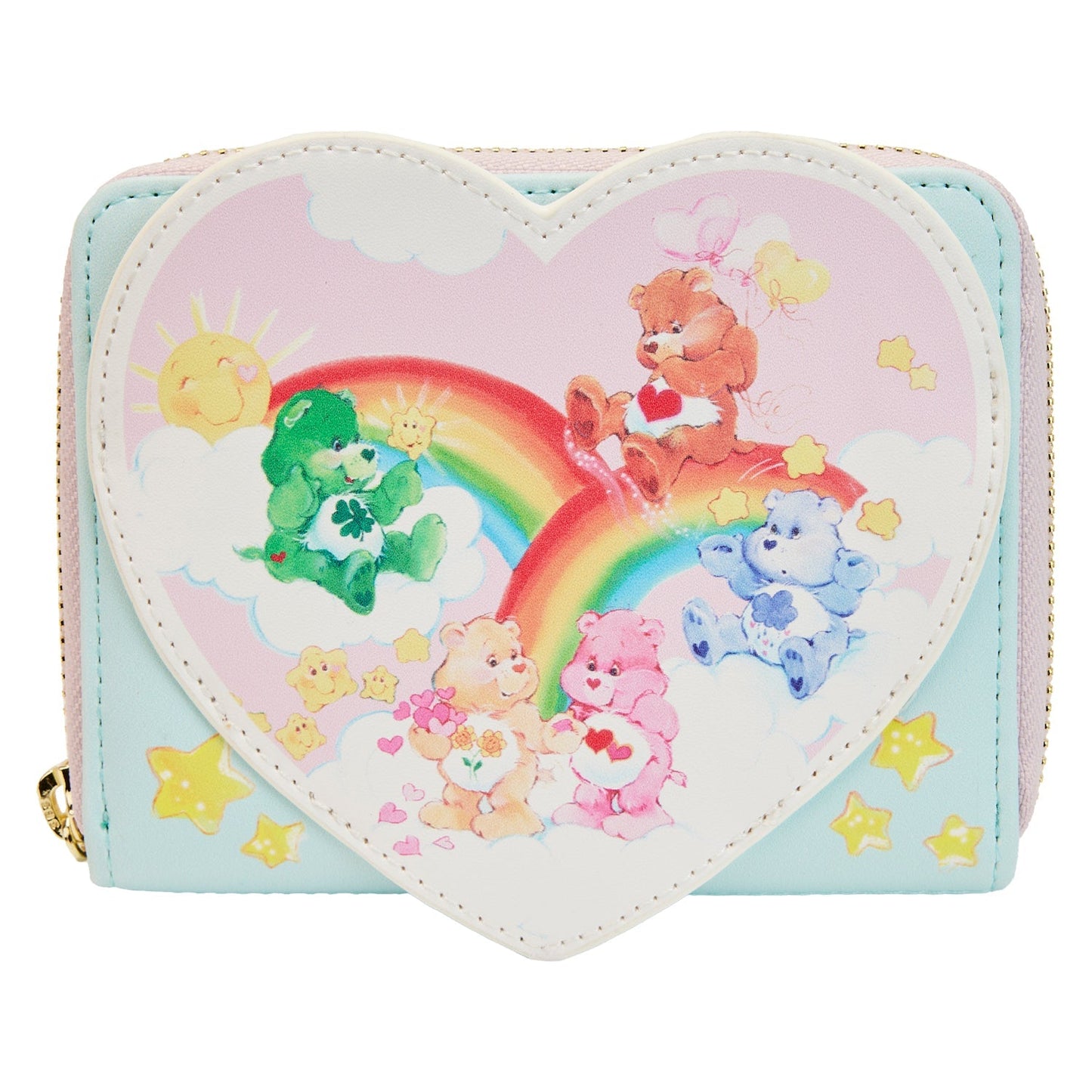Loungefly Care Bears Cloud Party Zip-Around Wallet