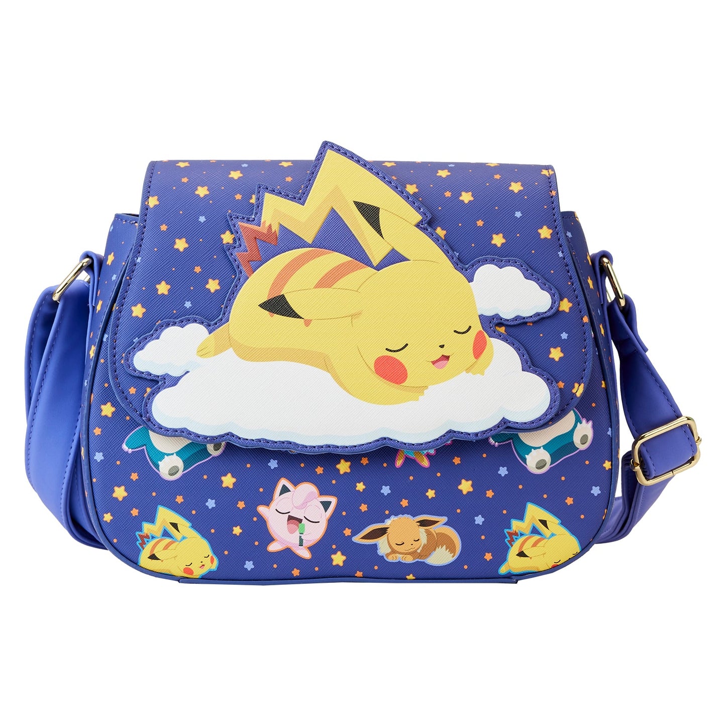 Loungefly Pokemon Sleeping Pikachu And Friends Crossbody Purse