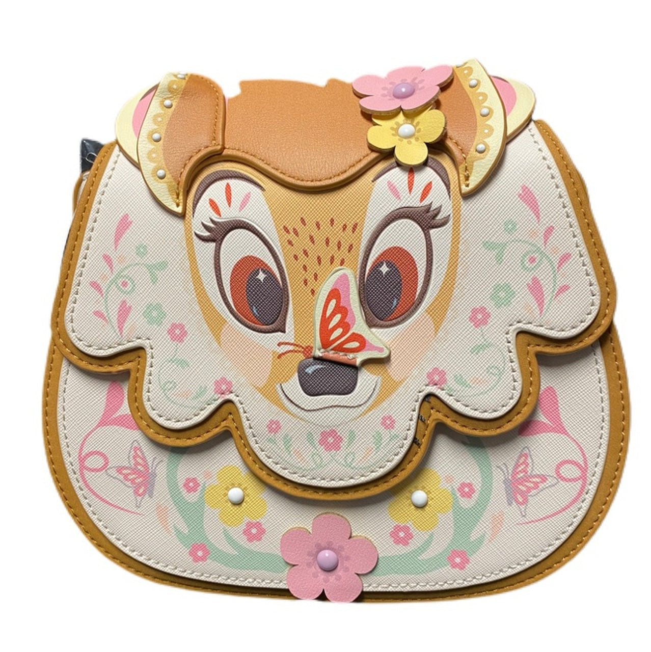 Danielle Nicole Disney Bambi Scallop Saddle Crossbody