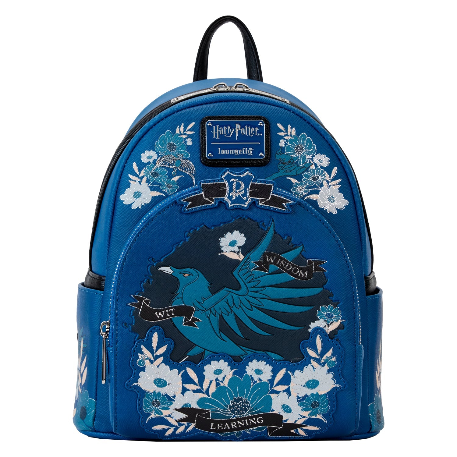 brave loungefly mini backpack Loungefly Harry Potter Ravenclaw House Floral Tattoo Mini Backpack – Adorn Purse & Co
