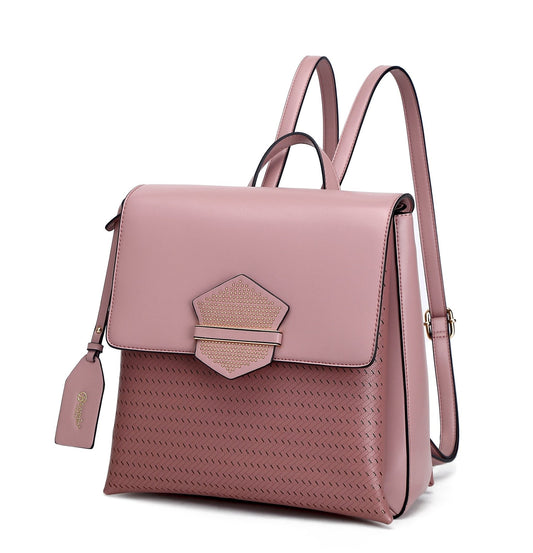 Chic Goddess Backpack Purse Rose Pink