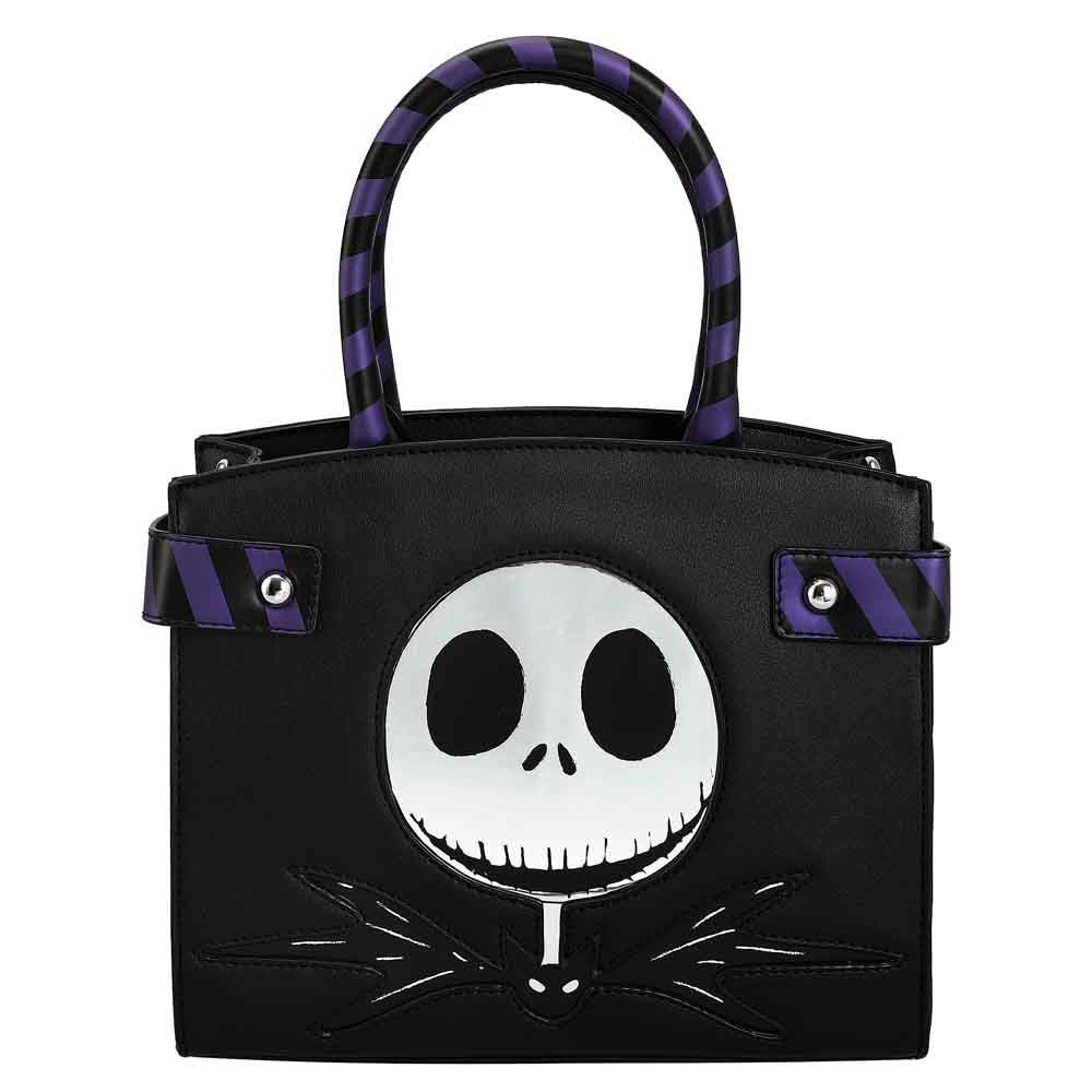Bioworld The Nightmare Before Christmas Metallic Print Handbag