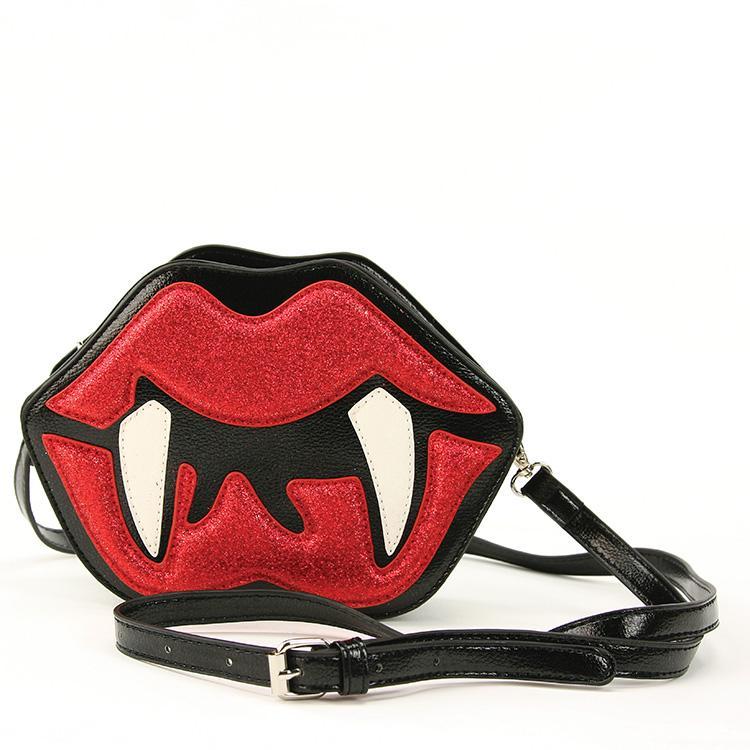 Vampire Lips Crossbody Purse