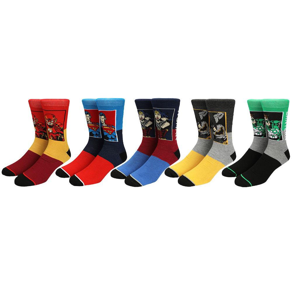 DC Comics 5 Pair Crew Socks