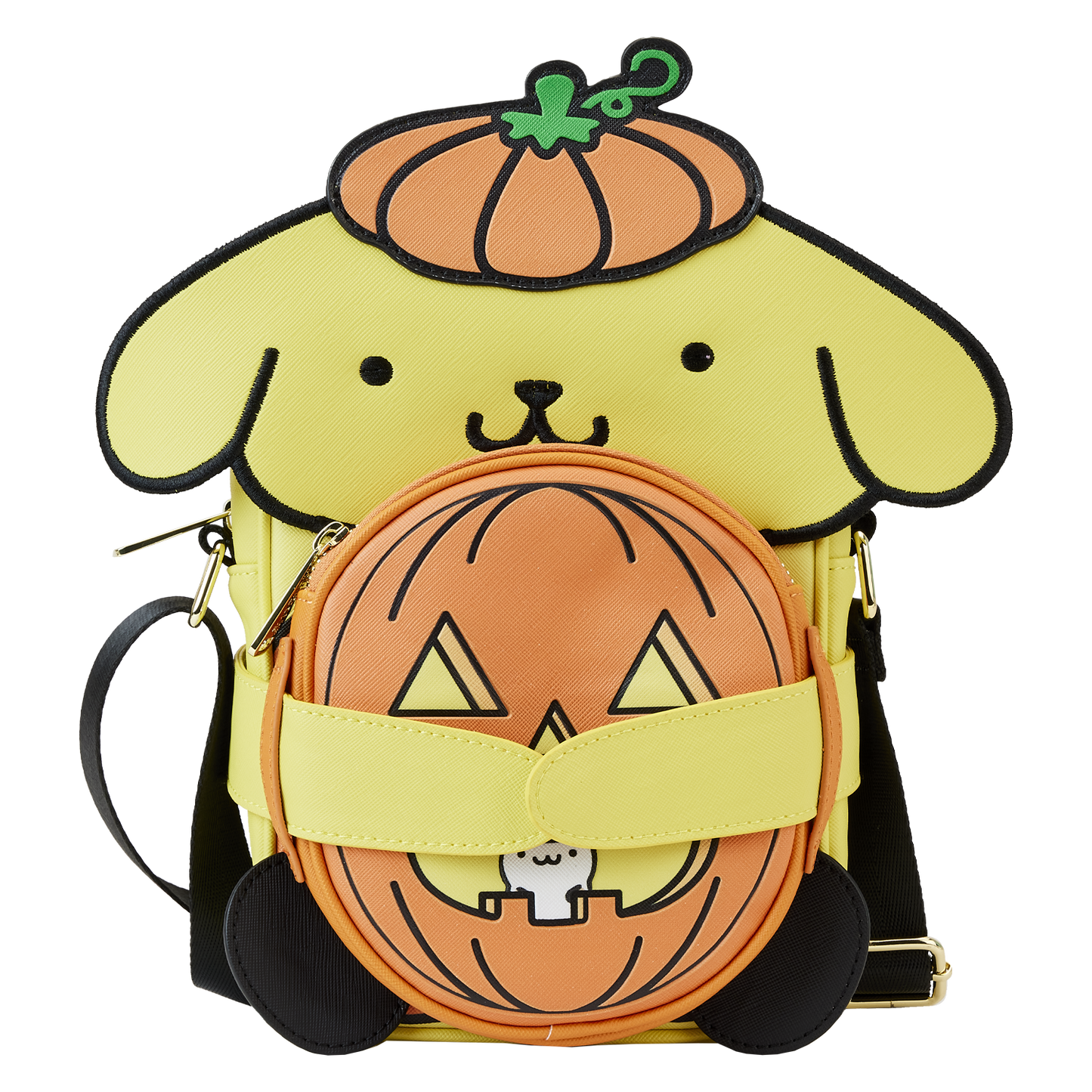 Loungefly Sanrio Pompompurin Halloween Crossbuddies Crossbody Purse