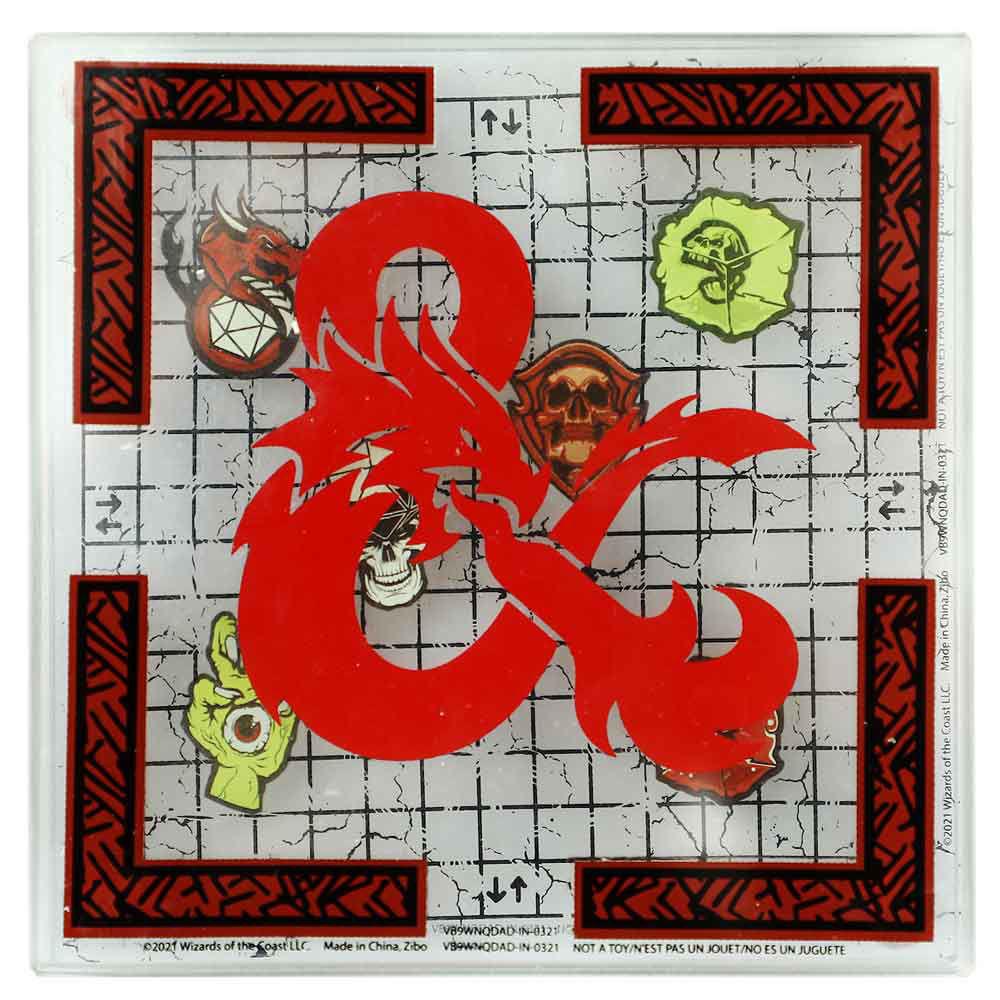 BioWorld Dungeons & Dragons Stacking Glass Coasters Set of 4