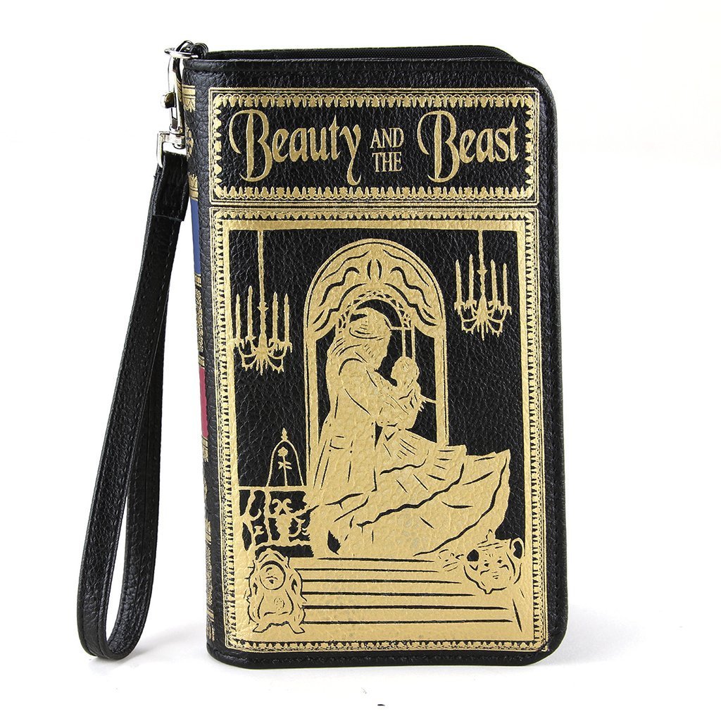 Beauty & The Beast Book Wallet With Wrist Strap