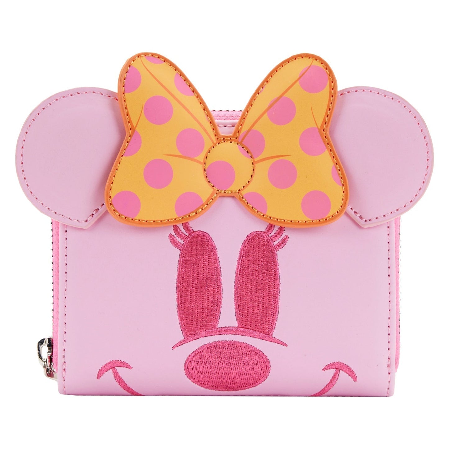 Loungefly Disney Pastel Ghost Minnie Glow in the Dark Zip-Around Wallet