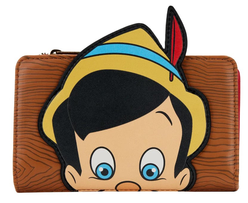 Loungefly Disney Pinocchio Peeking Flap Wallet