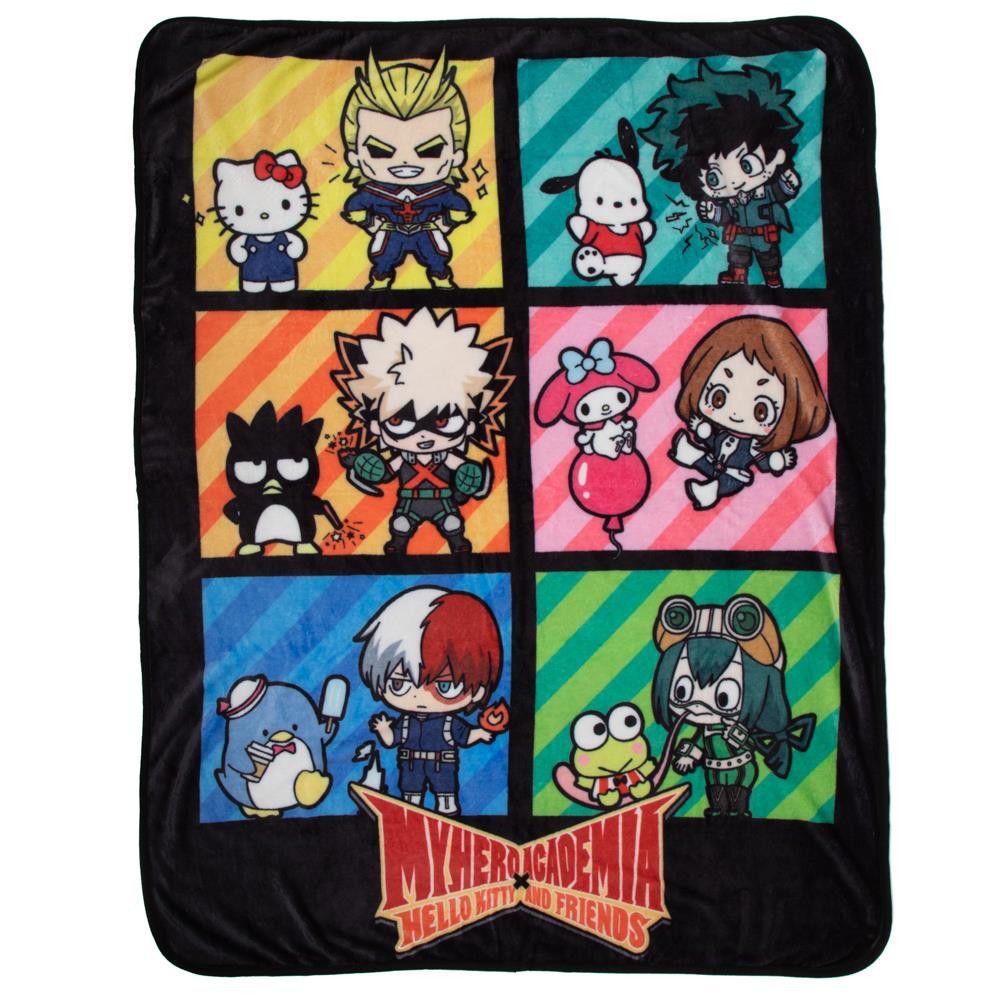 Bioworld Sanrio X My Hero Academia Fleece Throw