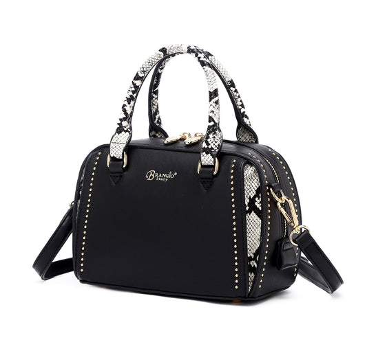Serpa Small Satchel Handbag Black